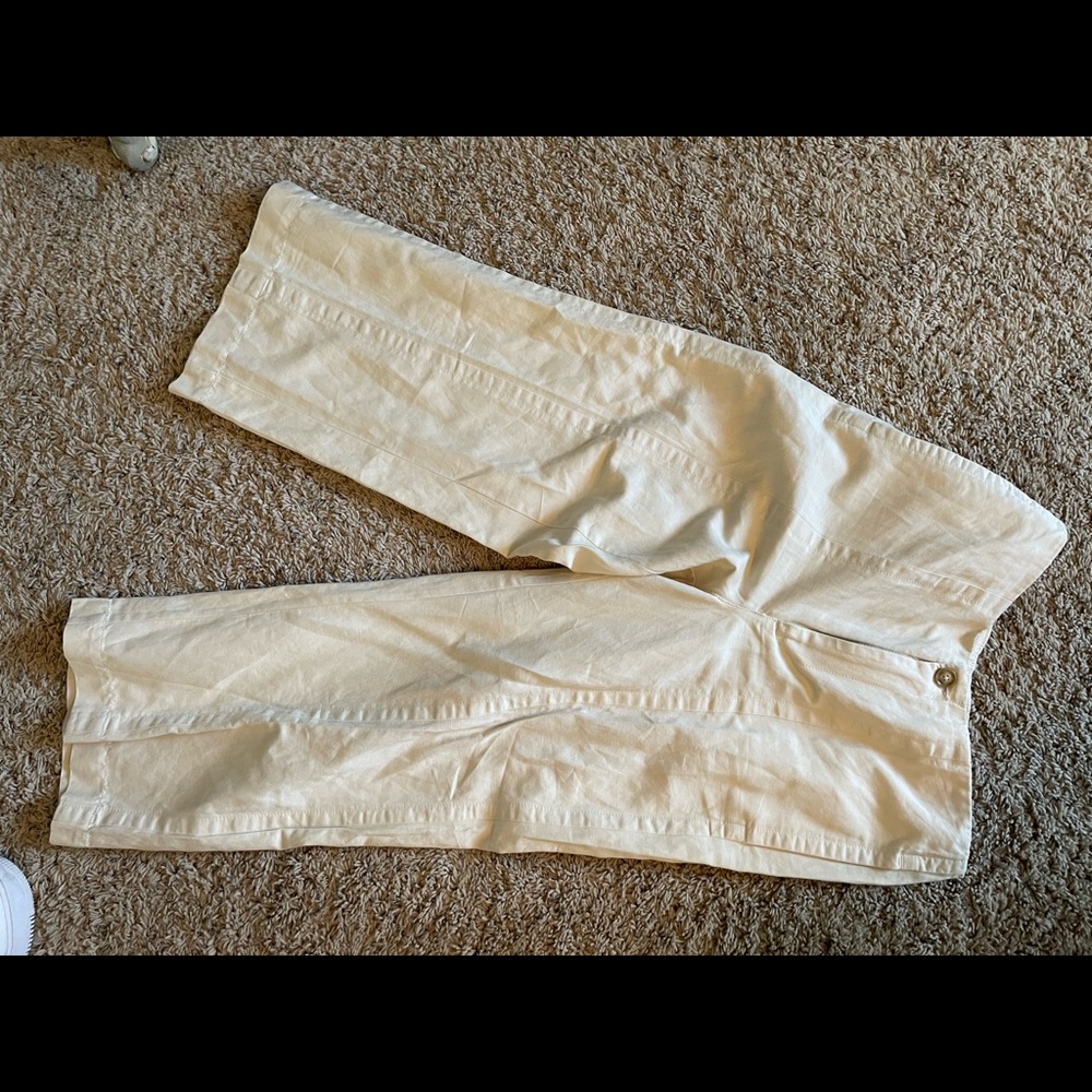 LOFT cropped wide leg pant, curvy 8, NWOT